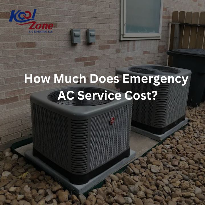 Air conditioning system being inspected for no-cool issues during after-hours AC repair in Tomball.