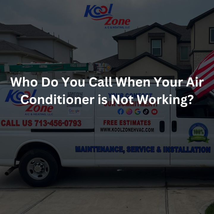 HVAC service truck arriving for fast emergency AC repair in a Tomball, Texas neighborhood.