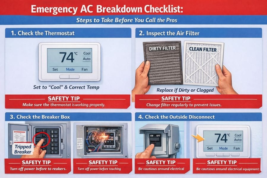 Common reasons AC units break down during hot Tomball Texas summer
